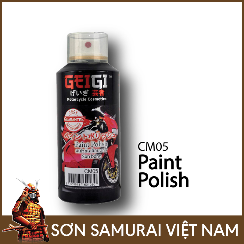 Chai xịt bóng xe máy GEIGI CM05 samurai