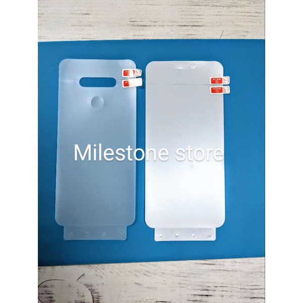 Miếng dán nhám mờ mặt lưng, màn hình điện thoại LG V50, G8, Velvet, Wing, V60 ThinQ 5G