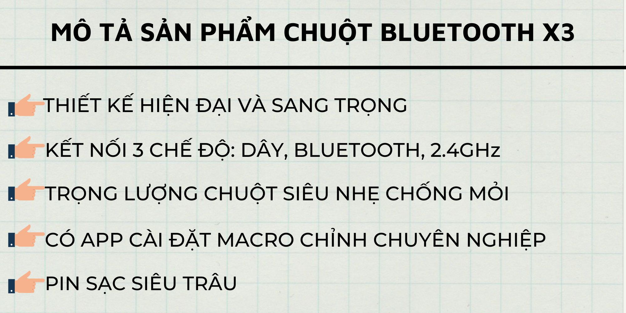 Chuột Bluetooth Không Dây Siêu Nhẹ Attack Shark X6 và X3 Chip PAW3395 Hiệu  Suất Cao Siêu Mượt DPI 26000