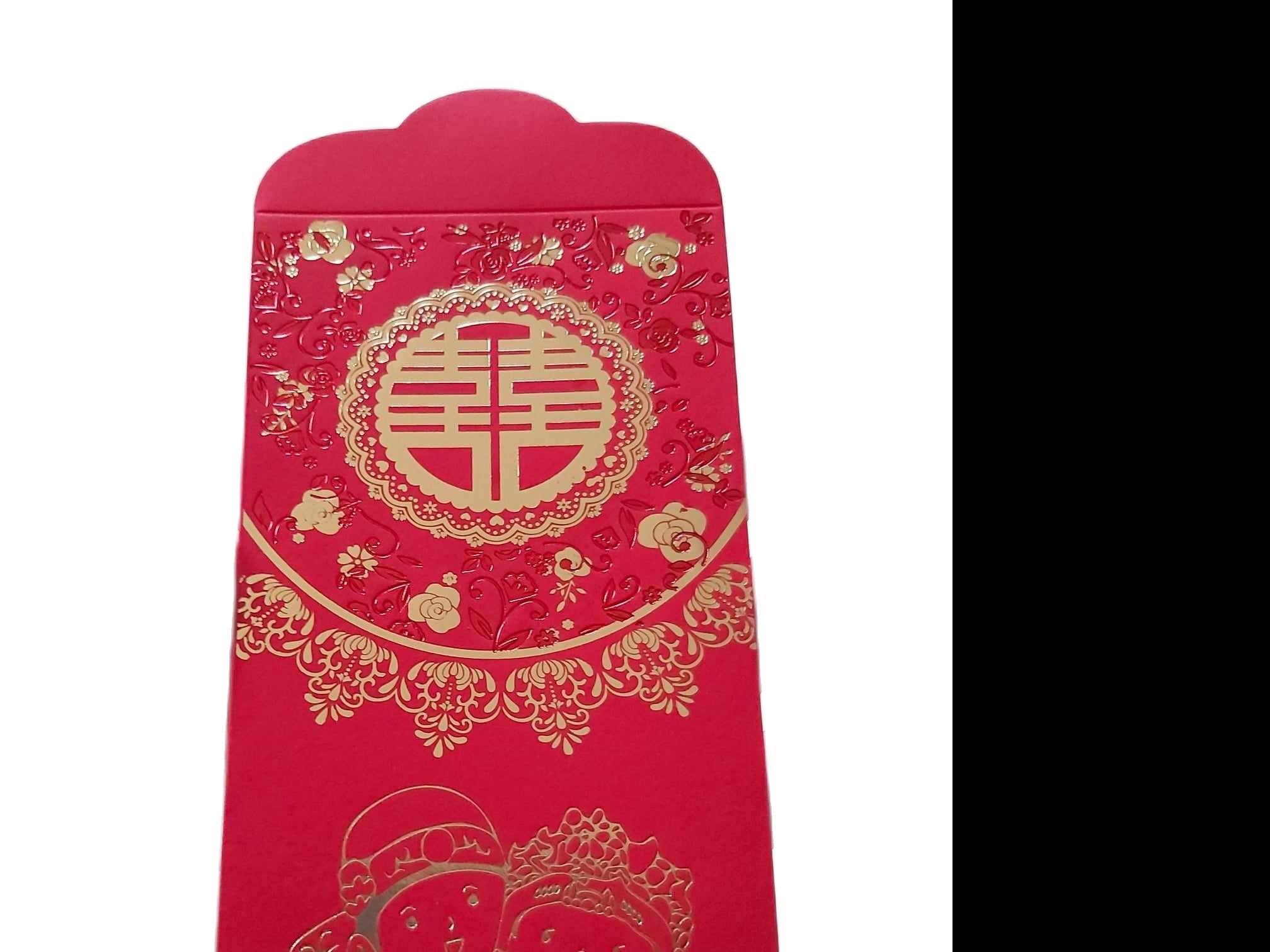 Bao lì xì dùng trong đám cưới, lì xì lại phước, lì xì dâu rể tráp cưới, 1 set 6 cái