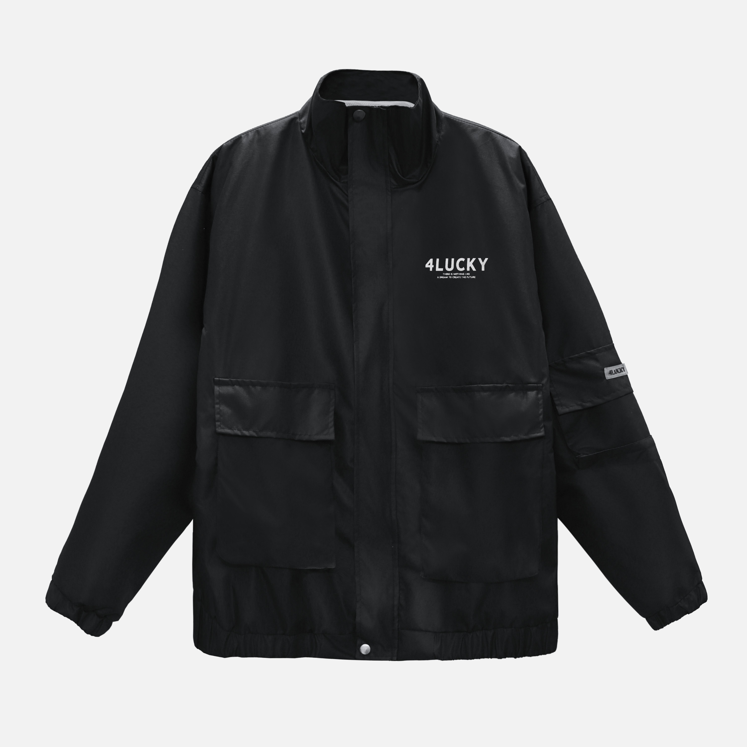 Áo Khoác dù Unisex 4lucky logo Jacket 6106