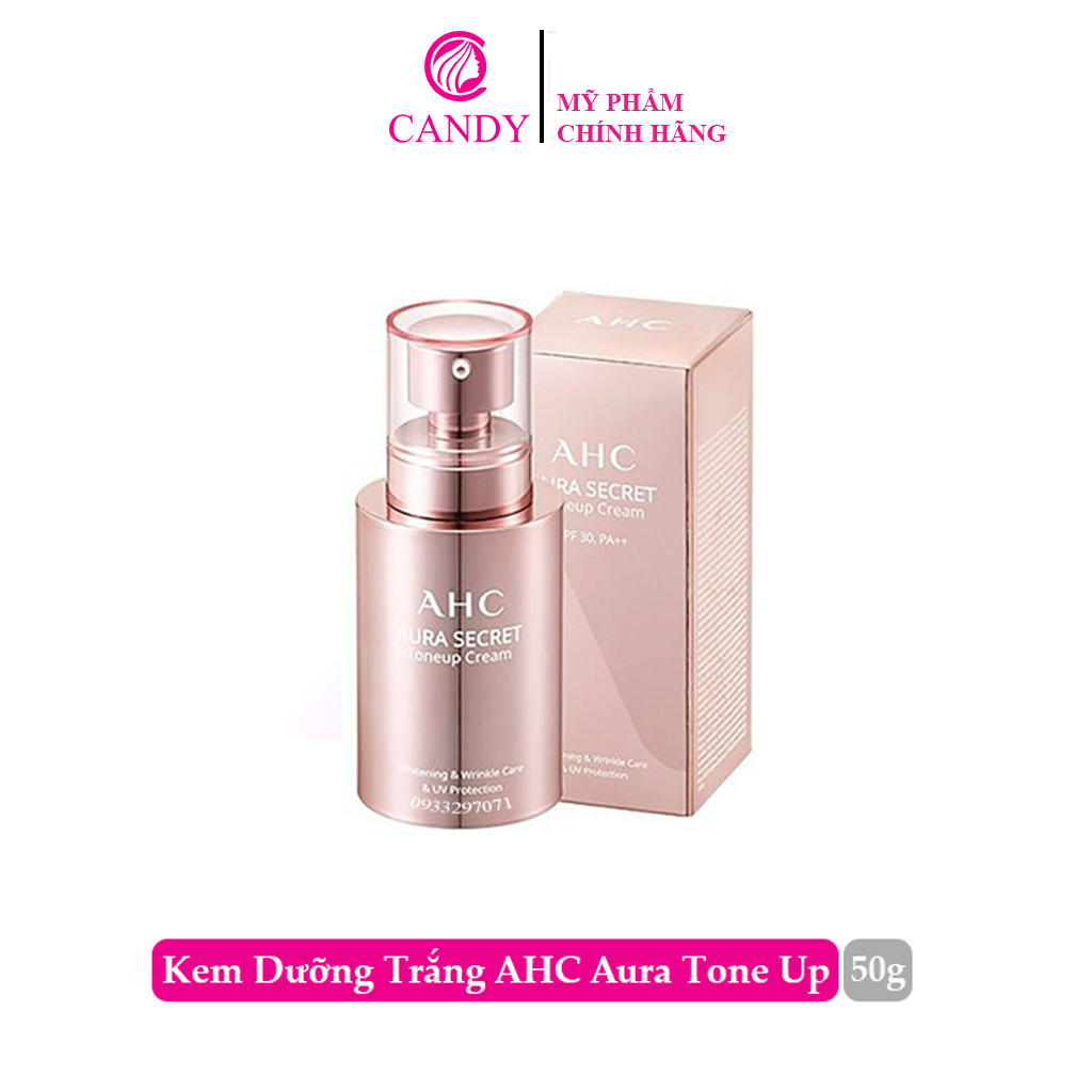 [Hoàn Tiền 8%]Kem Dưỡng Trắng Da AHC Aura Secret Tone Up Cream