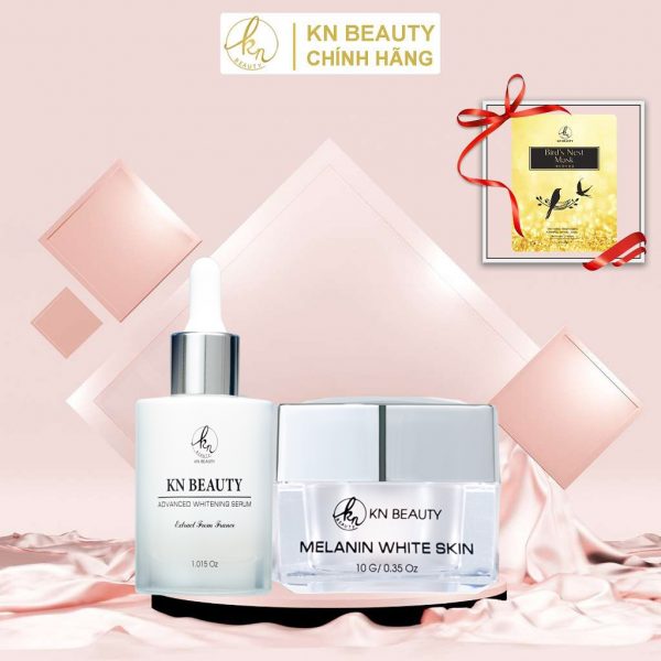 Bộ ngừa nám trắng da 2 sản phẩm (gồm Kem và Serum – quà tặng lên tới 150k - knbeautynamda