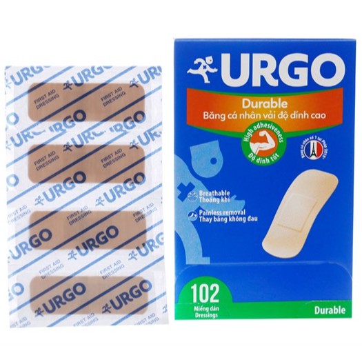 Băng Cá Nhân Urgo (Vải-10 Miếng)