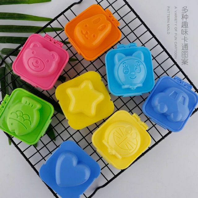 Khuôn làm bento, cơm ép, đậu hũ non yến mạch - Giao không trùng mẫu