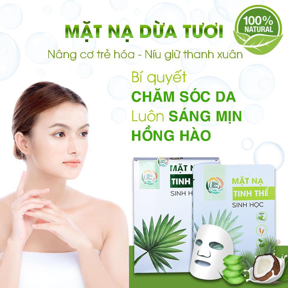 [HCM]  Mặt Nạ Tinh Thể  Sinh Học - Thiên Nhiên Việt ,sáng da,mờ thâm - nám,ngăn ngừa mụn, se khít lỗ chân lông.