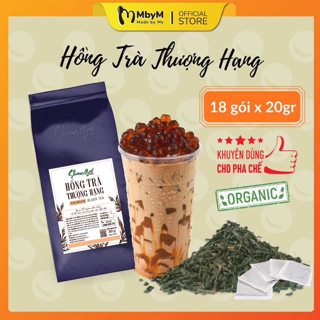 Hồng trà thượng hạng túi lọc làm trà sữa, trà trái cây, trà ủ lạnh cold brew đài loan - shangao