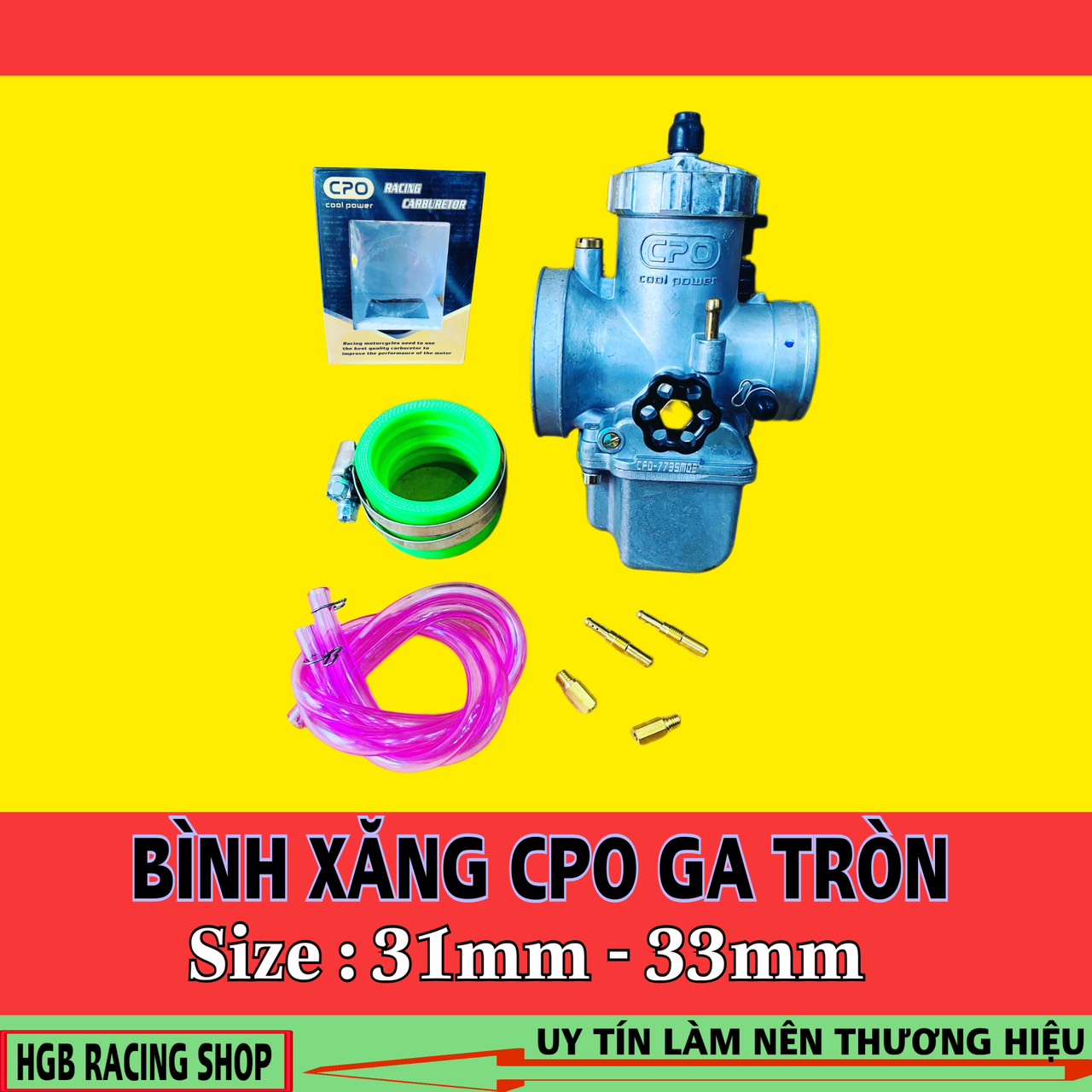 Bình xăng bông mai đen cpo ga tròn size 31 - 33