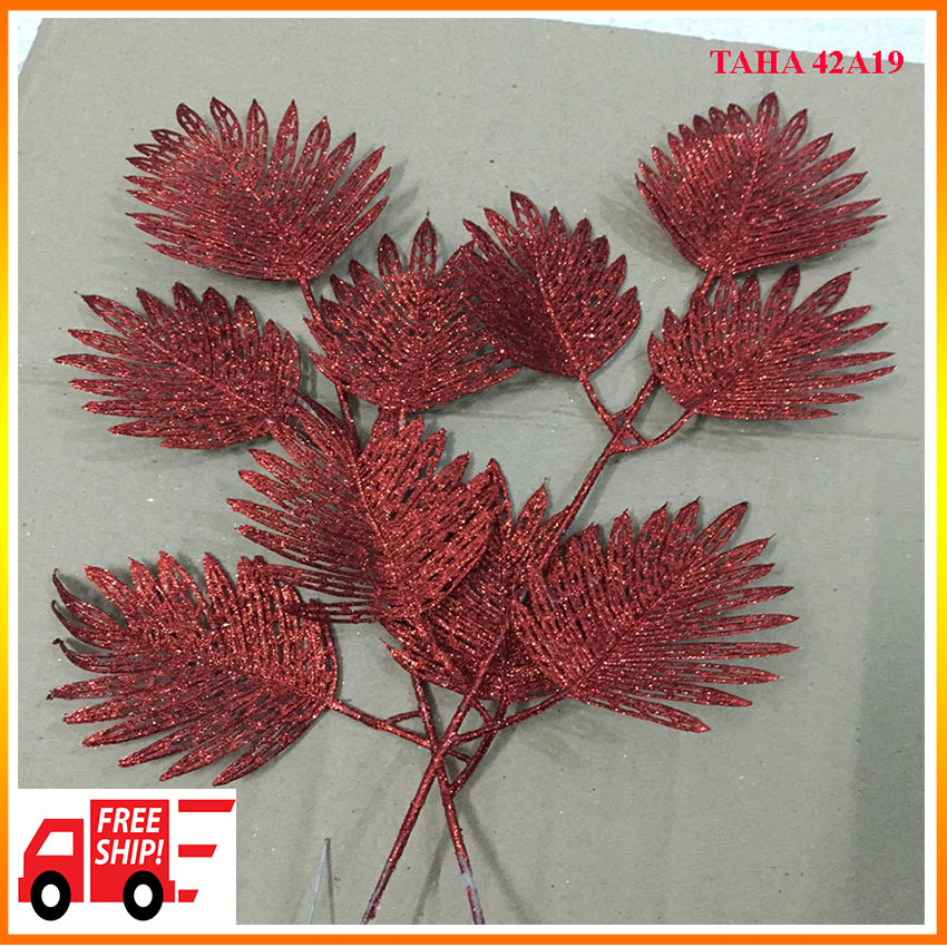 Cành lá cọ dùng trang trí oản thờ, oản tài lộc,tráng trí tháp bánh Pk11 TAHA 42A19