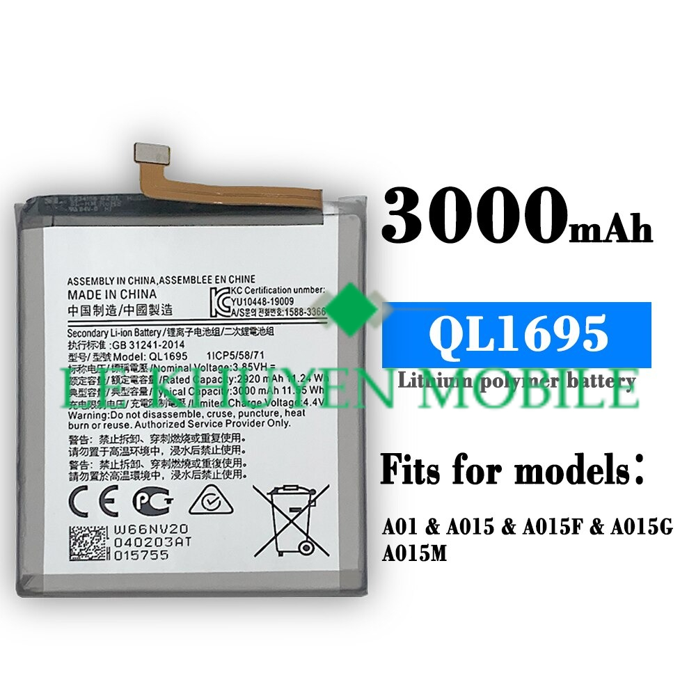 Pin samsung a01 ql1695 3000mah