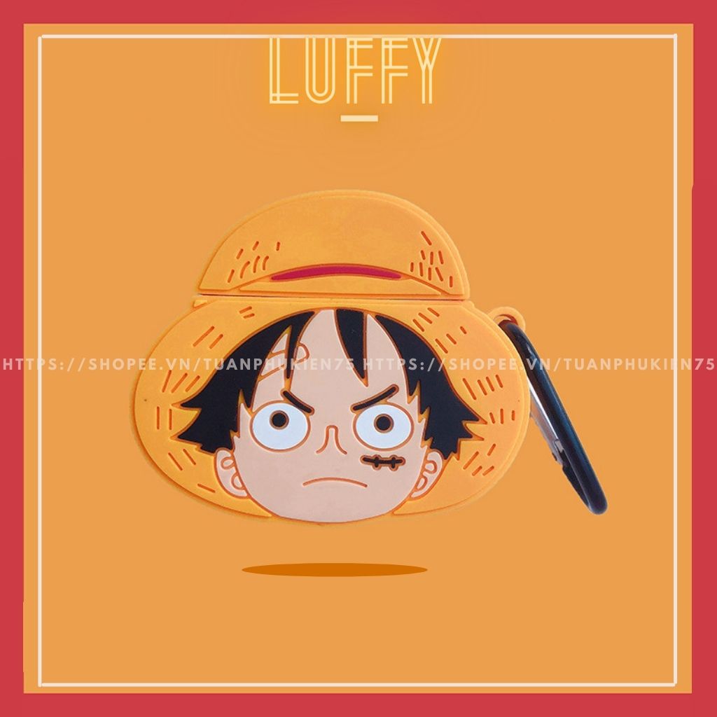 VỎ BỌC AIR-PODS CUTE LUFFY Case Tai Nghe Không Dây Air-pods 1/ 2/ i12/ Pro