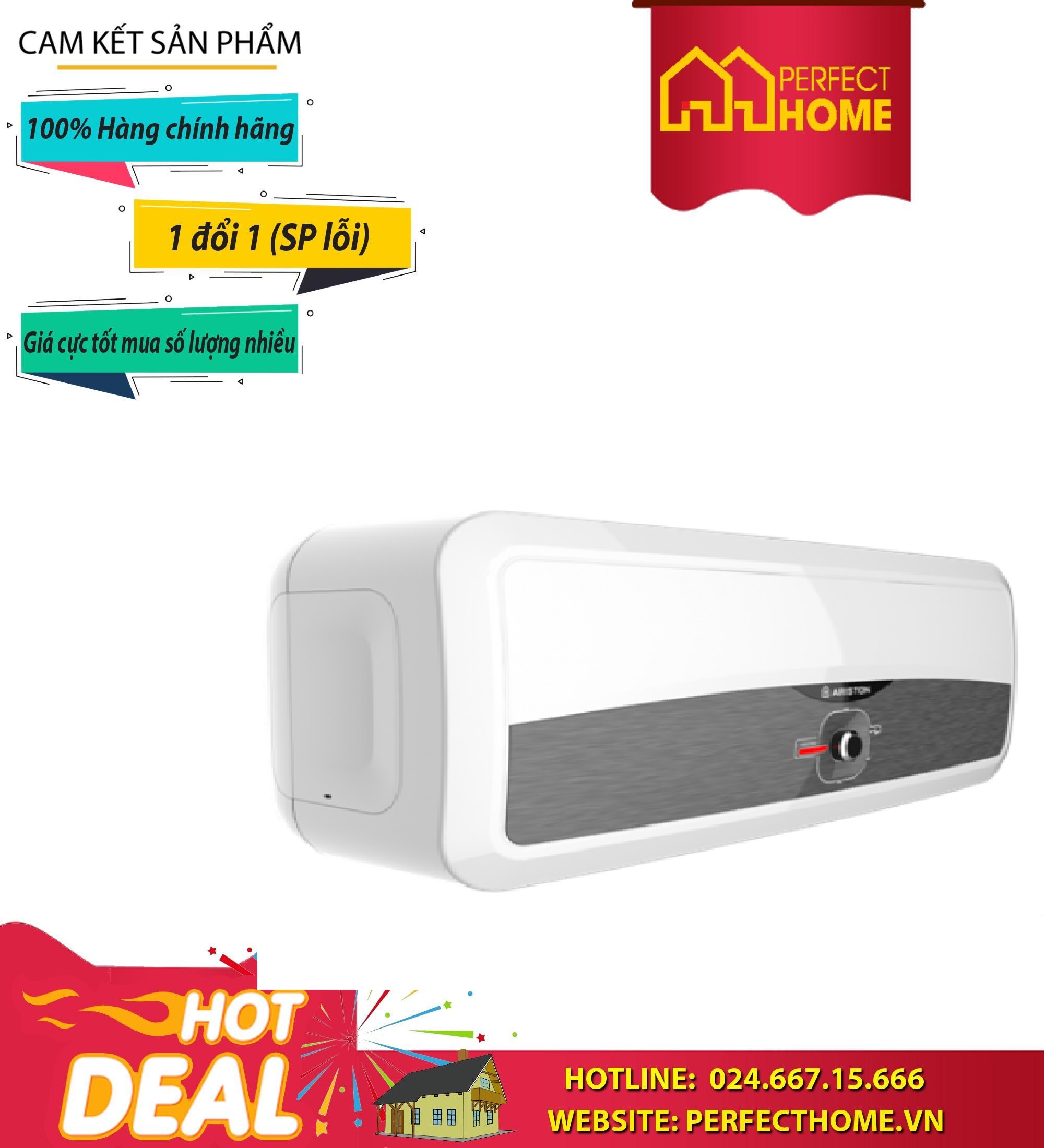 Bình tắm ariston sl2 20r 2.5 fe , bình ngang
