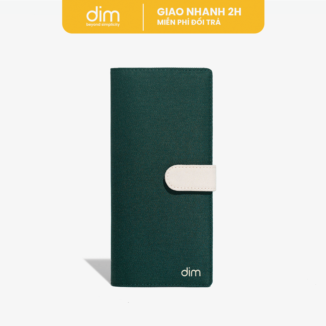 Ví vải unisex dim june long wallet - 3 màu