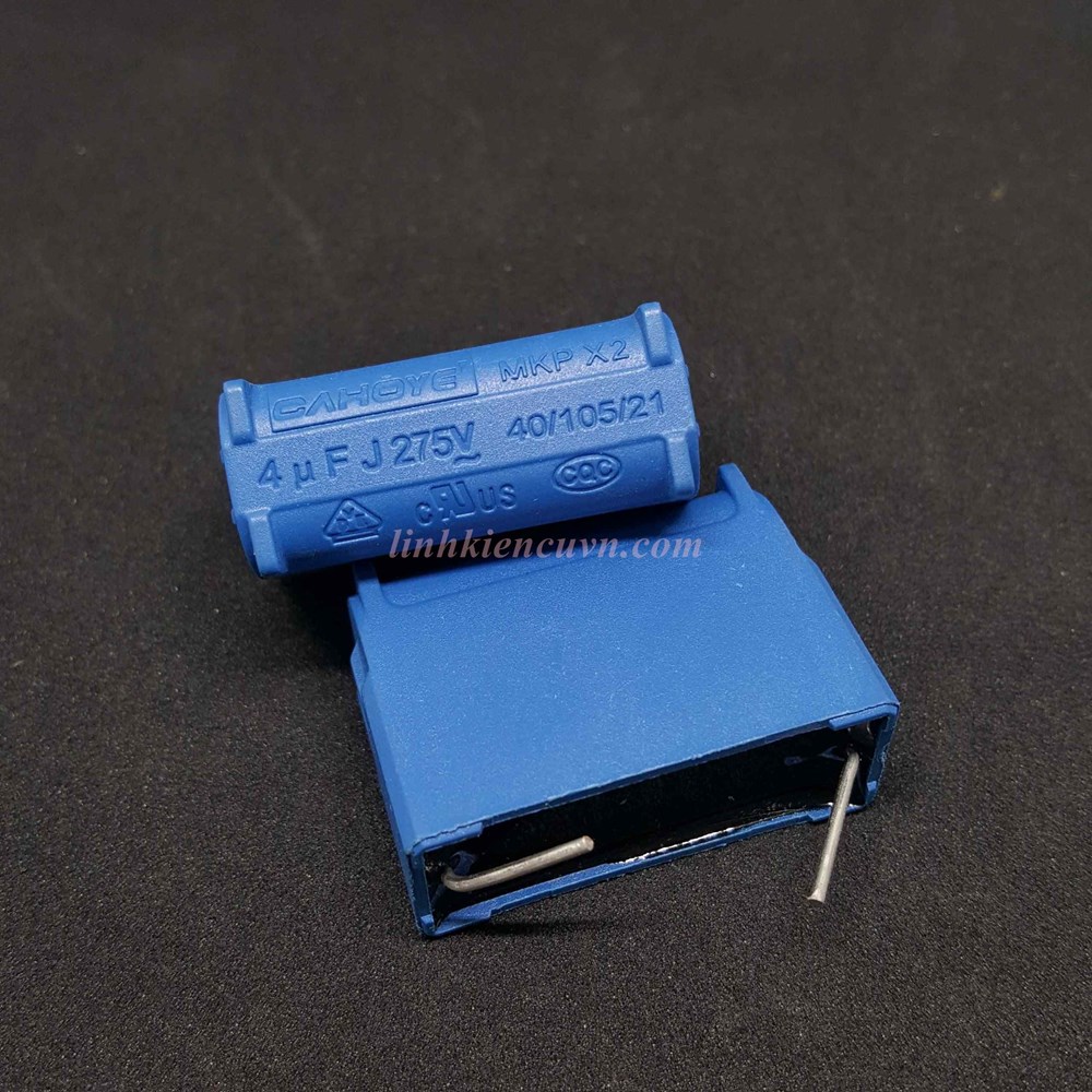 2 con Tụ CAHOYE 4uF J 400V đứng (mới)