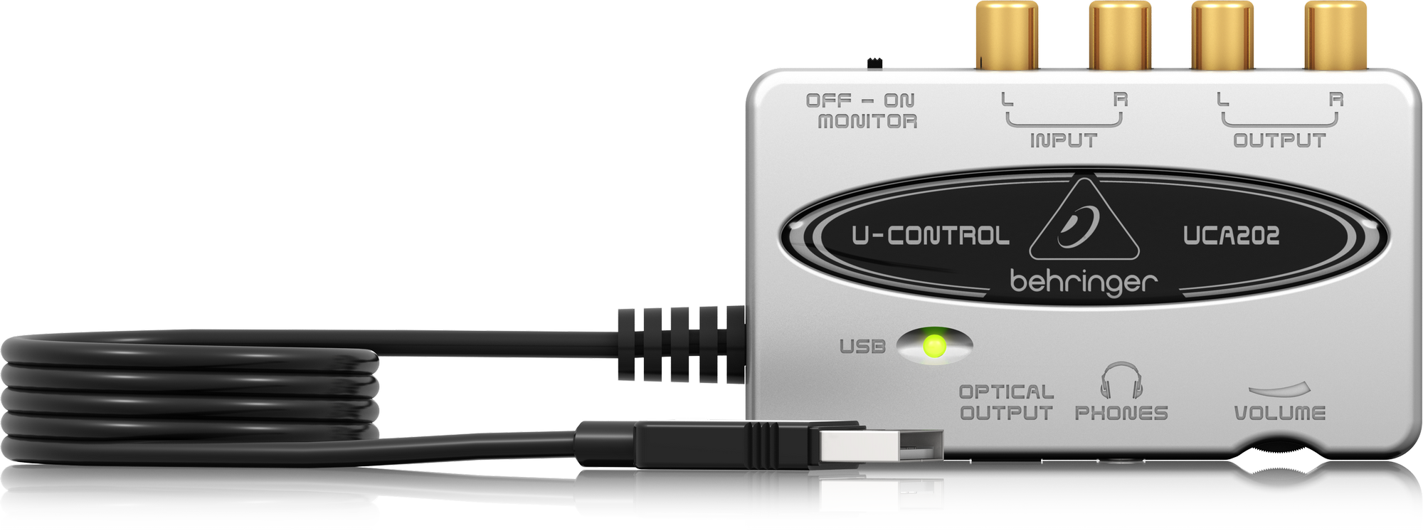 Sound card usb thu âm kỹ thuật số | behringer u-control uca202