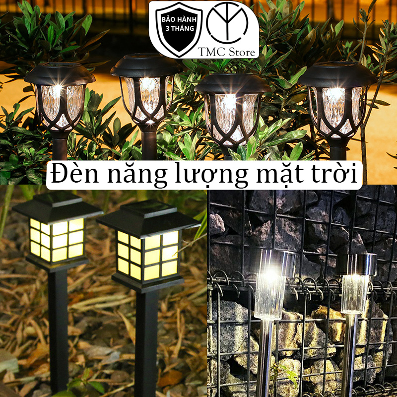 Đèn sân vườn, đèn led năng lượng mặt trời TMC Store - Trang trí sân, ban công, cổng, lối đi
