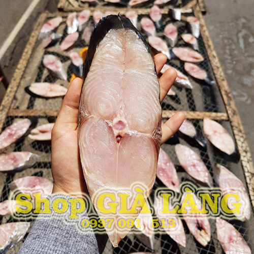 CÁ THU 01 NẮNG  ( 01Ký : 3,4 LÁT TO) TRỐN CÔ VI-ĐI CHỢ Ở NHÀ