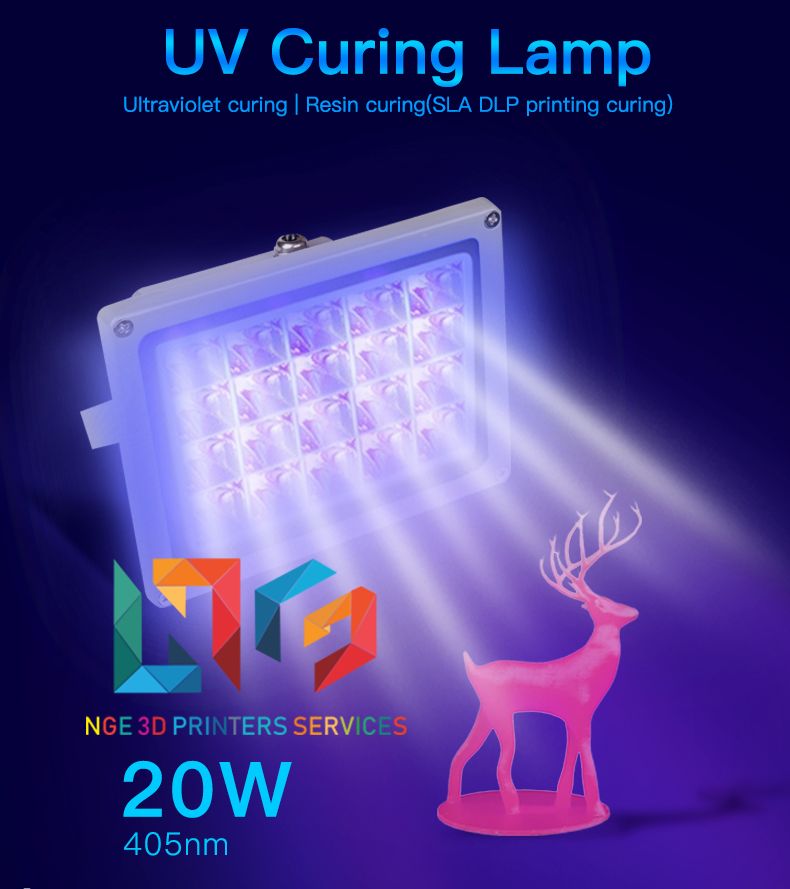 Đèn led UV 405nm đóng rắn cho mô hình in 3d resin