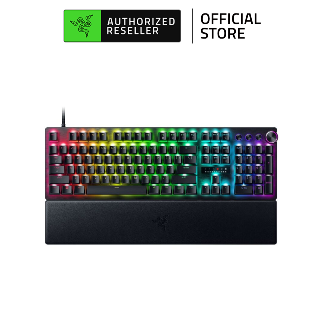 Bàn phím gaming razer huntsman v3 pro fullsize | có dây | analog optical switch | rapid trigger | keycap pbt double-shot | rgb