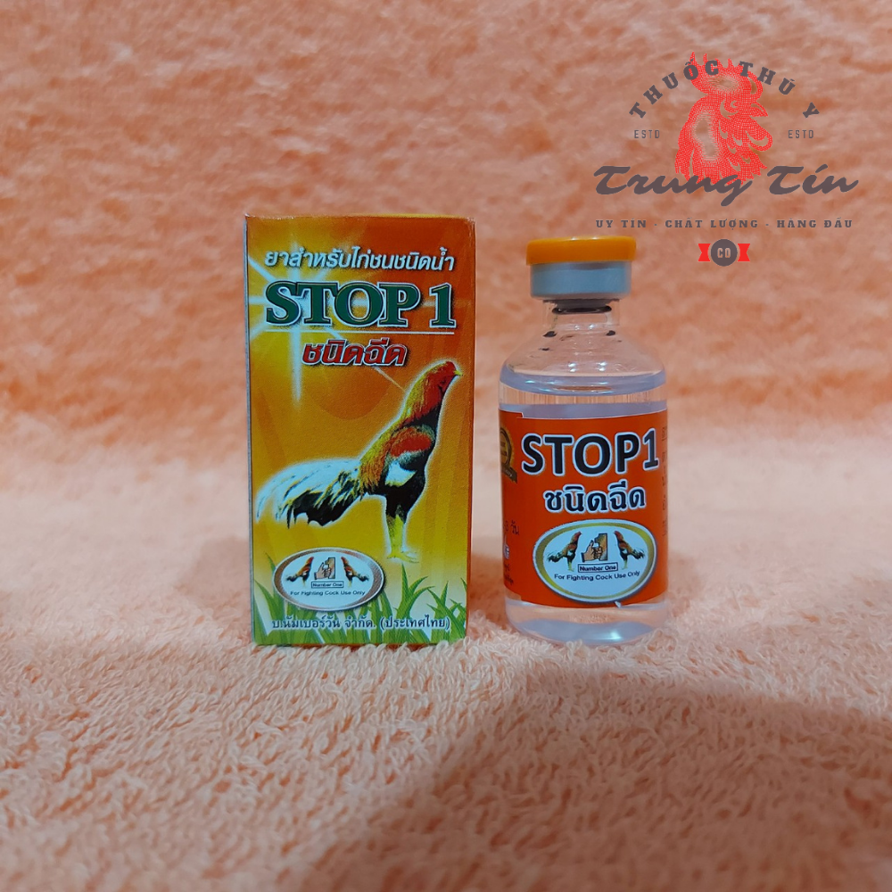 Chích tan gà đá - STOP 1 - Thuốc điều trị tan dành cho gà đá  ( 1 LỌ / 8CC ) nhanh lành vết thương , nhanh hồi sức