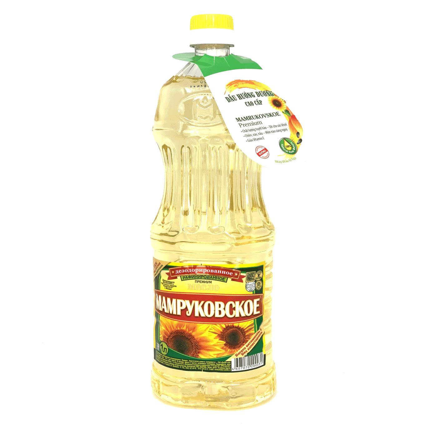 Nhập khẩu chính hãng - Dầu hướng dương cao cấp Mamruko 1L