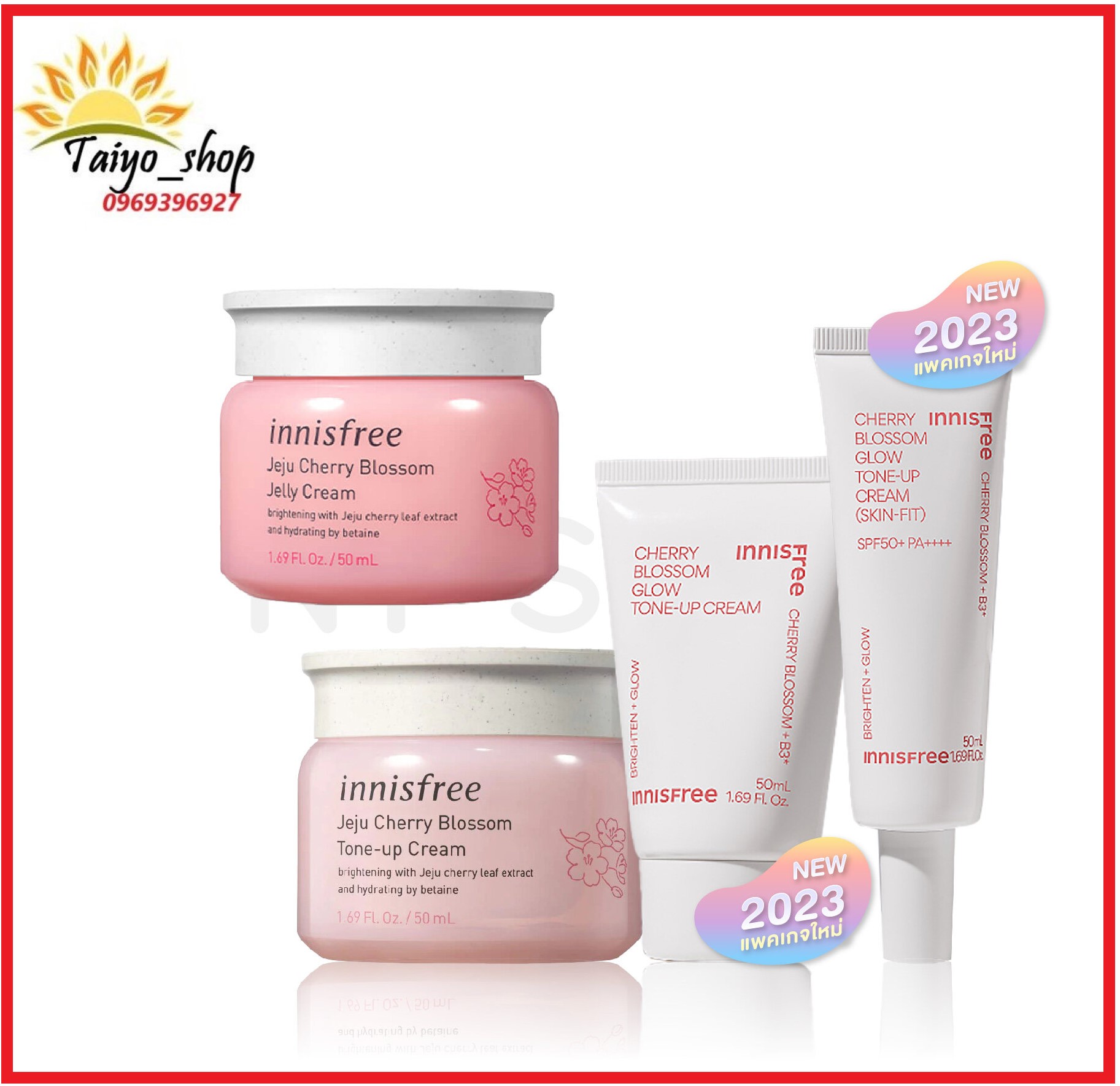 Kem dưỡng da innisfree jeju cherry blossom 50ml