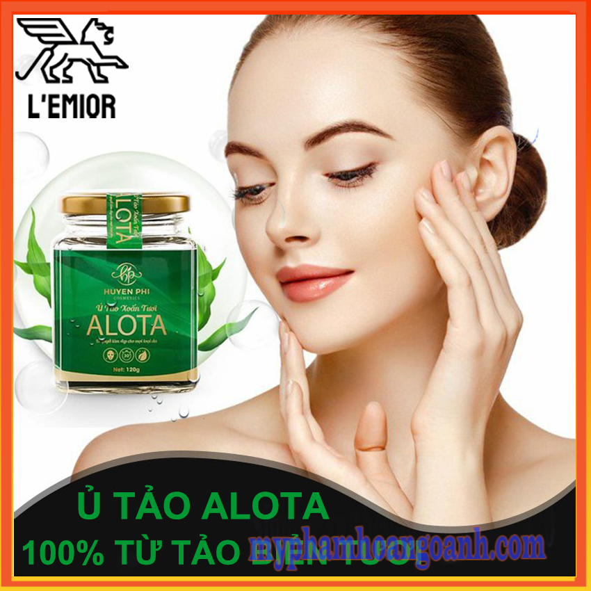 Tảo xoắn tươi alota huyền phi, mặt nạ làm trắng da, giảm nám tàn nhang, giảm mụn, chống lão hóa tốt