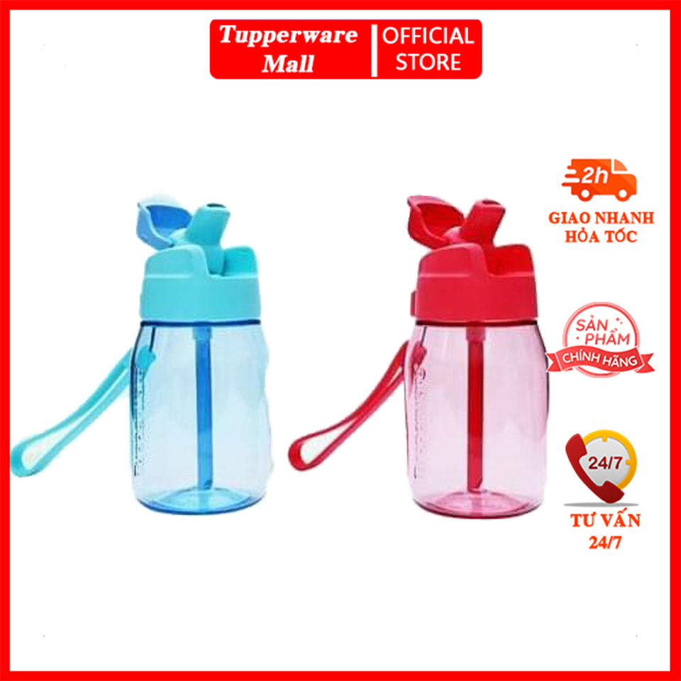 Bình nước Có Ống Hút Mini Lohas With Straw 350ml -Tupperware