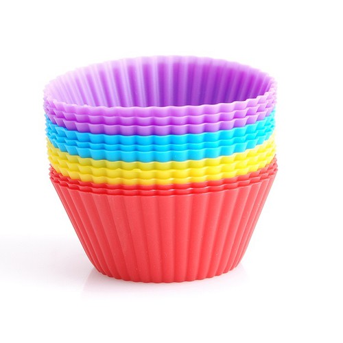 [HCM]3 Khuôn Bánh Muffin Silicon Đường Kính 7cm