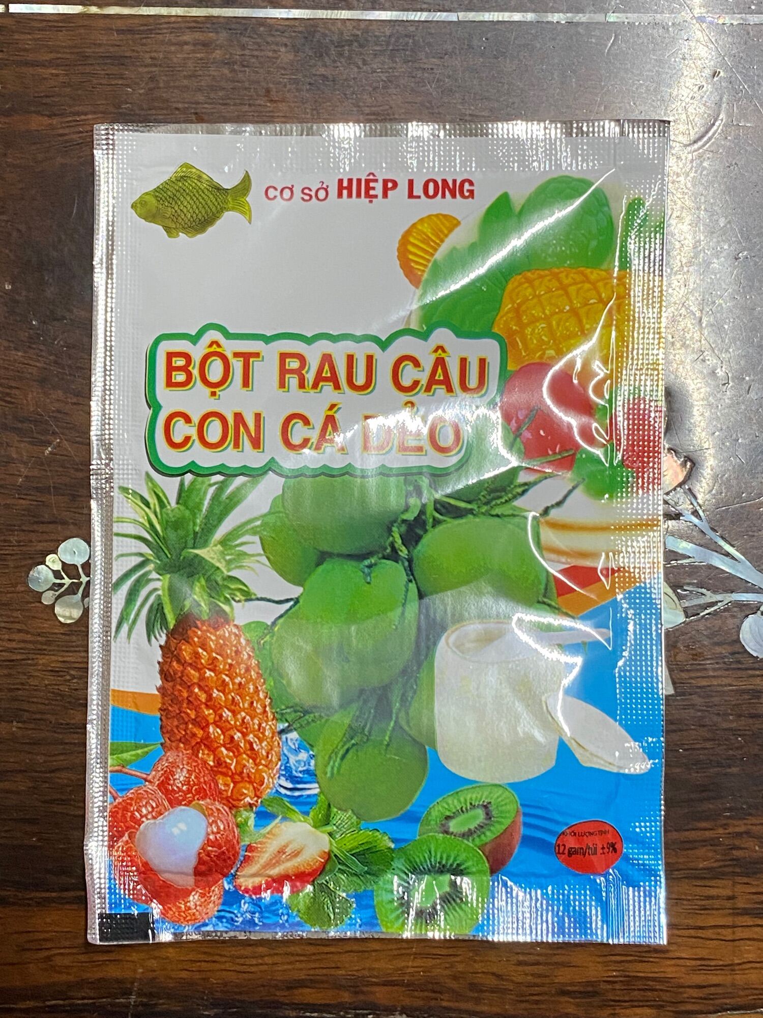 Bột rau câu cá dẻo