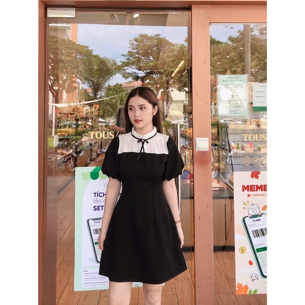 Đầm Tiny tay bồng