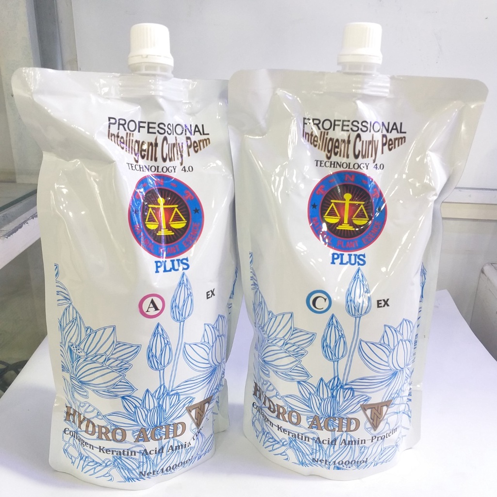 Thuốc ép tóc tnt hydro acid duỗi thẳng tóc thông minh không cần mềm hóa 1000mlx2