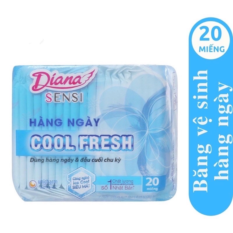 Diana Sensi Cool Fresh 20 miếng hằng ngày