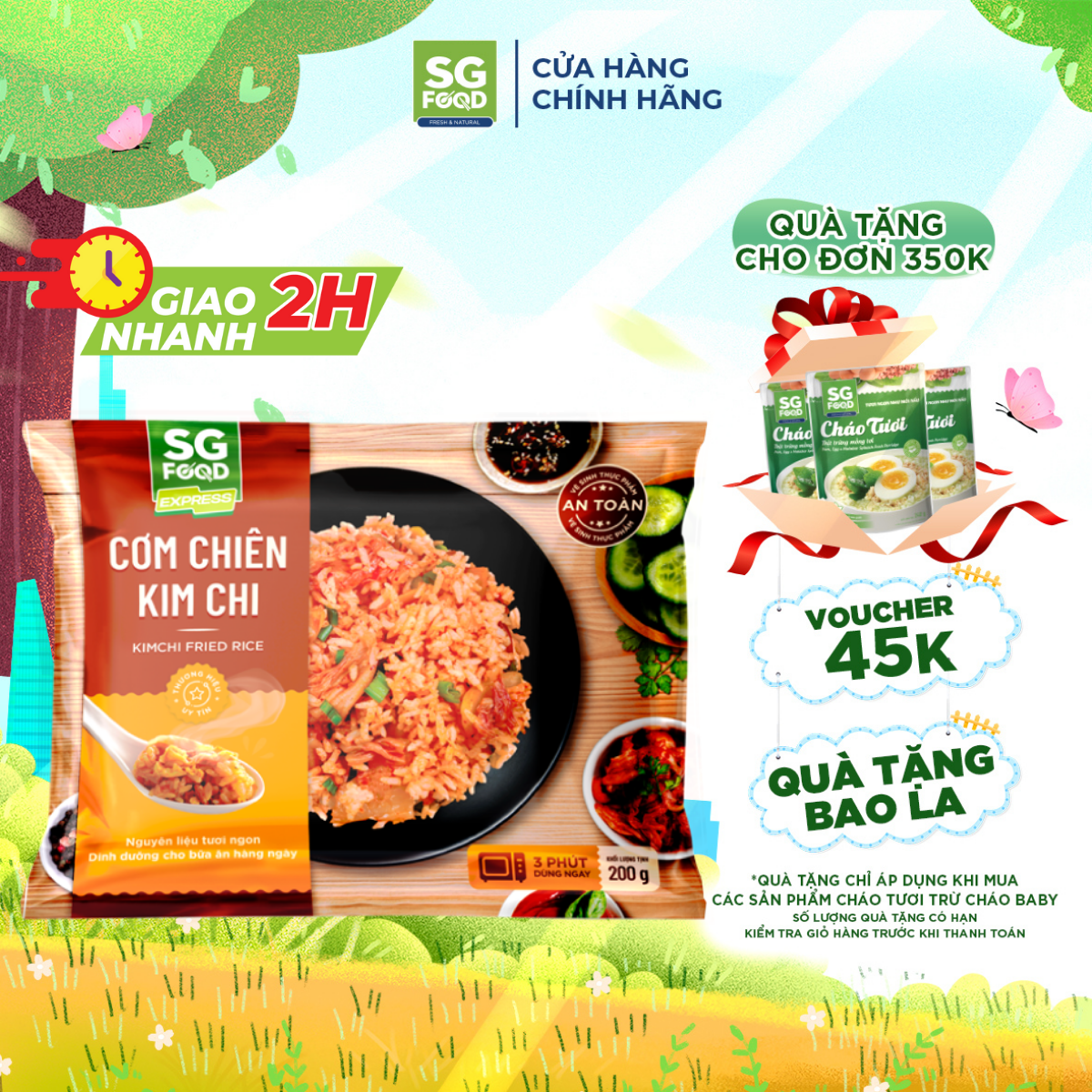Cơm chiên kim chi sg food 200g