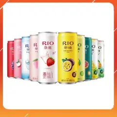 Nước uống trái cây lên men cao cấp Rio - Trắng- dâu