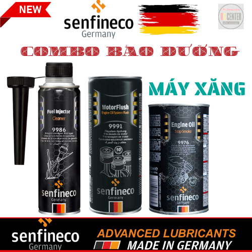 ( MÁY XĂNG) Combo phụ gia bảo dưỡng định kì khi thay nhớt Senfineco 9986/9976/9991