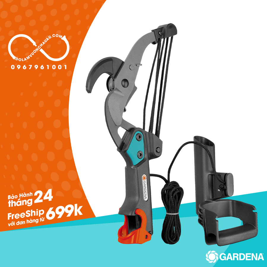 [Hàng Đức] Kìm/kéo cắt cành tầm cao chữ S (Gardena 0297)
