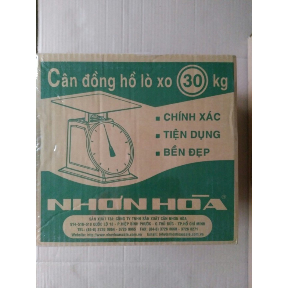 Cân đồng hồ nhơn hoà 2kg, 5kg, 30kg chính hãng đạt tiêu chuẩn chất lượng iso