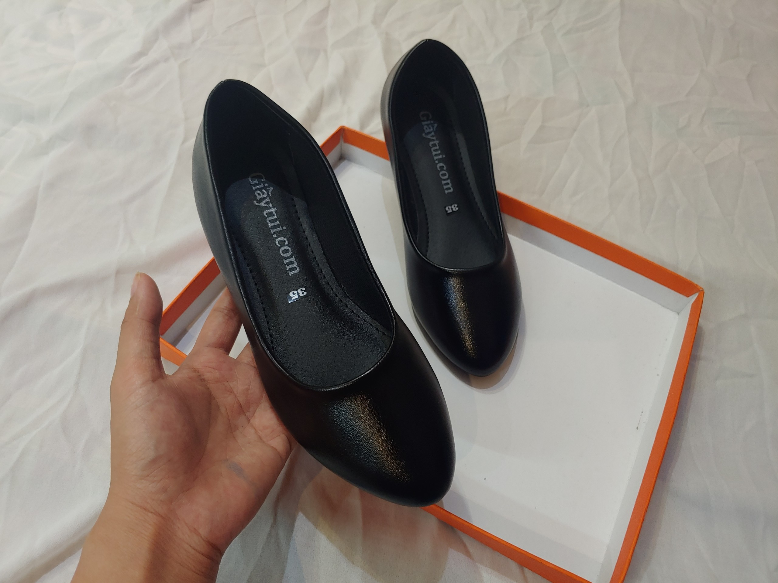 GIÀY BÚP BÊ CHẤT DA LÌ SIZE TỪ 35 ĐẾN 42