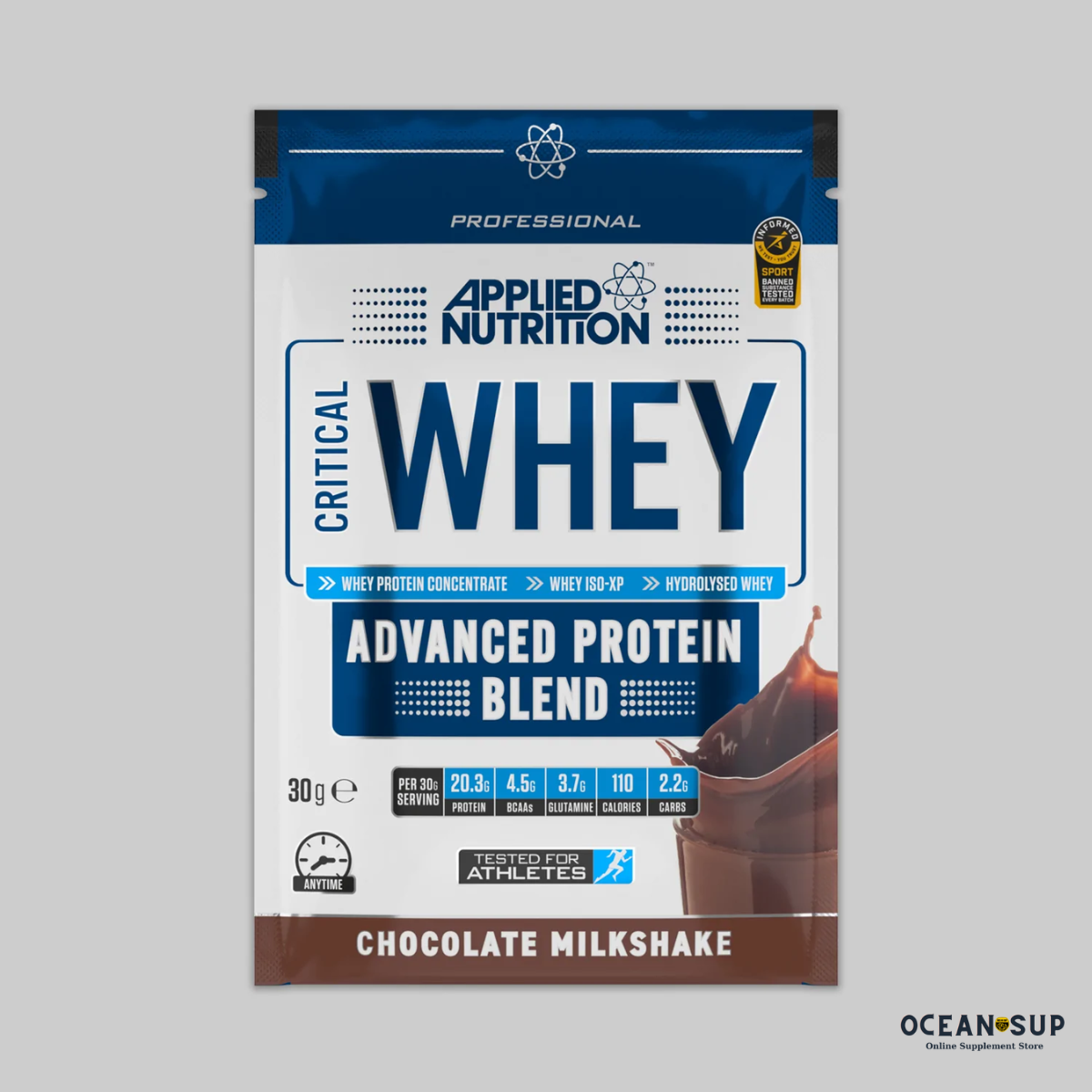 Critical whey sample sachet - critical whey gói dùng thử - whey blend cao cấp - gói 30g - 1seving