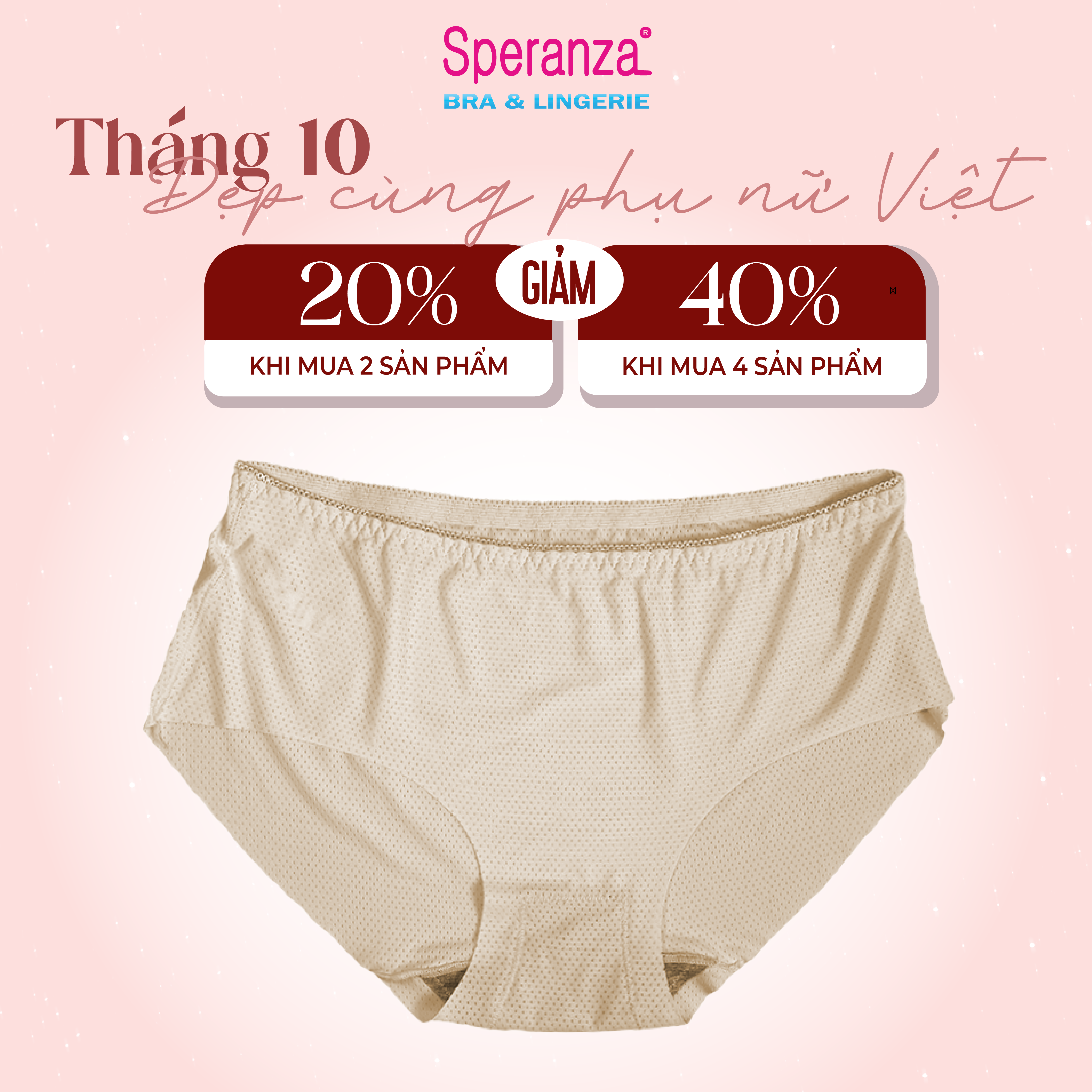 QUẦN LÓT SU NỮ SPERANZA SPQ1333SH CÓ LỖ THÔNG HƠI THOÁNG MÁT THOẢI MÁI