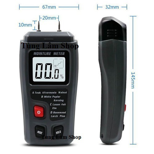 Máy đo độ ẩm gỗ - máy đo độ ẩm tường sơn nhà