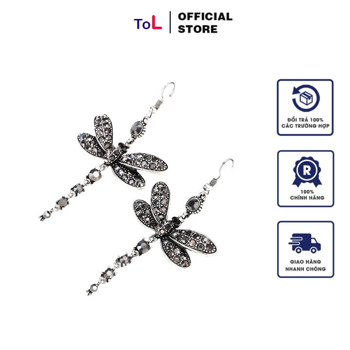 Hoa tai chuồn chuồn đỏ - ht001