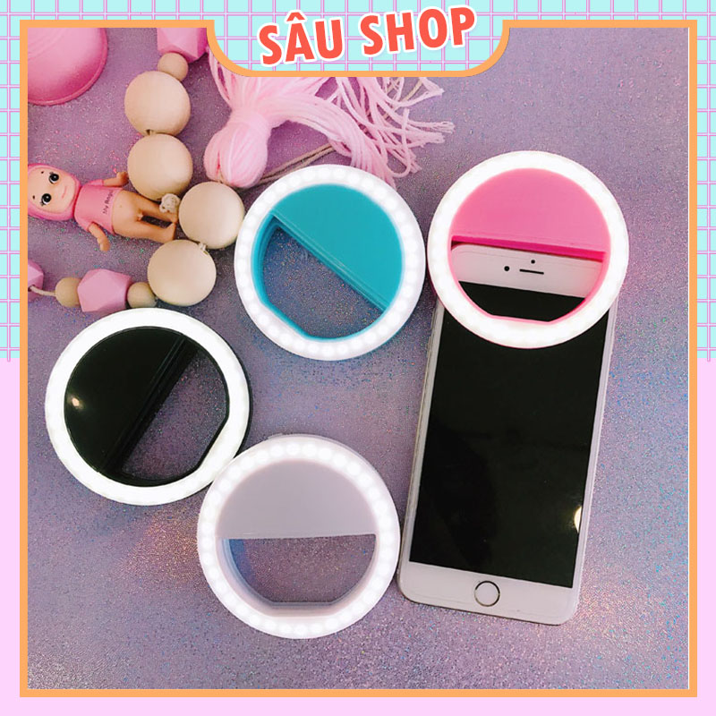 Đèn LED Selfie tạo ánh sáng mịn hỗ trợ khi chụp ảnh Sâu Shop