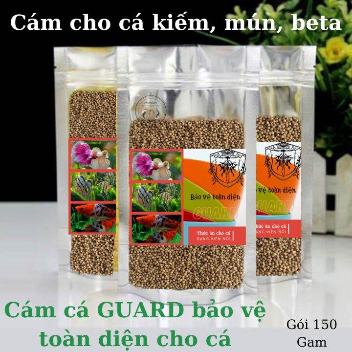 Thức ăn cho cá kiếm, beta, thần tiên, cá thủy sinh loại lớn (túi 150g).