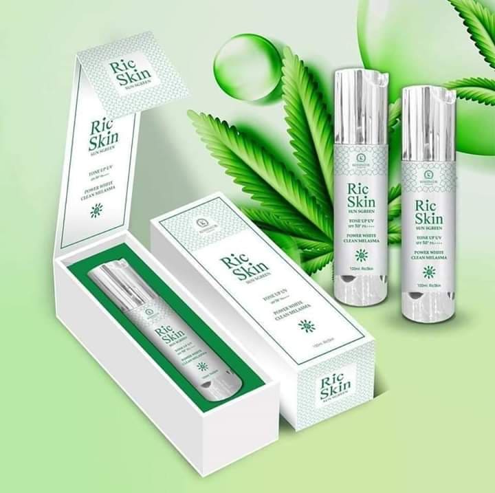 RIC SKIN SUN SCREEN KEM CHỐNG NẮNG, DƯỠNG TRẮNG DA TINH CHẤT TẢO BIỂN