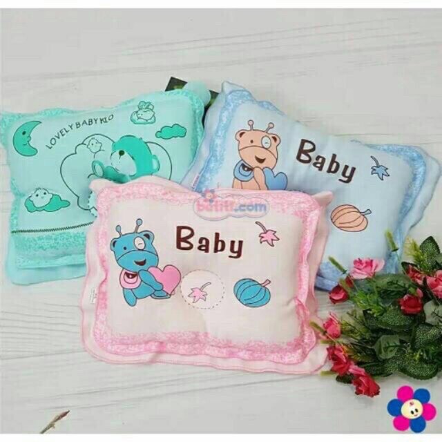 Gối lõm viền bèo, Gối lõm KiO cho bé