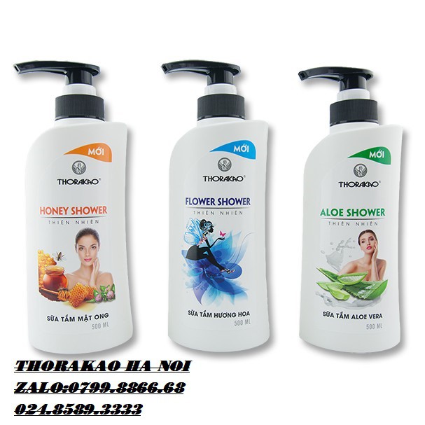 Sữa tắm hương hoa ,lô hội ,mật ong thorakao