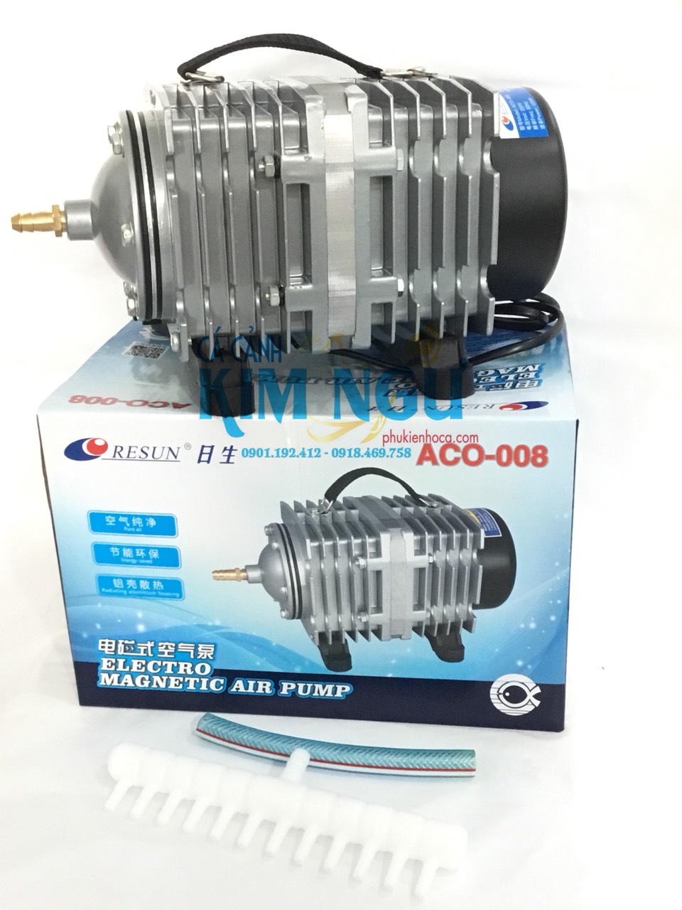 Máy sủi oxy hồ cá resun aco 008 aco008