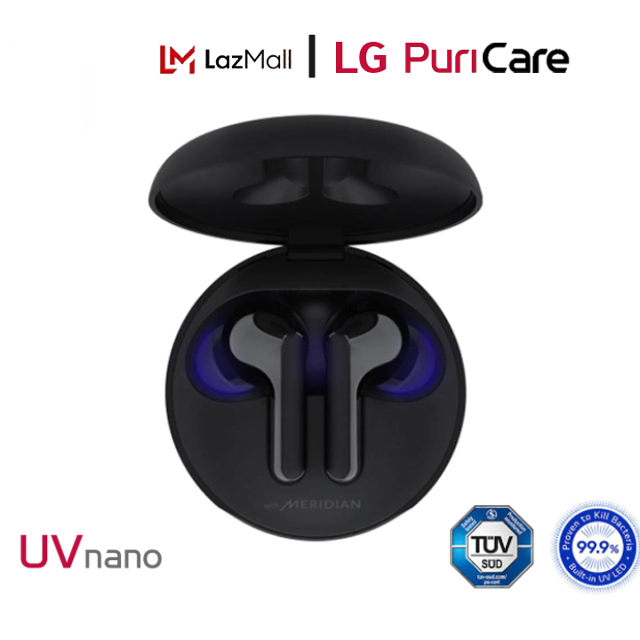 Tai nghe lg tone free fn6 true wireless hbs-fn6bk - diệt khuẩn uvnano​ -chống nước ipx4 - chính hãng